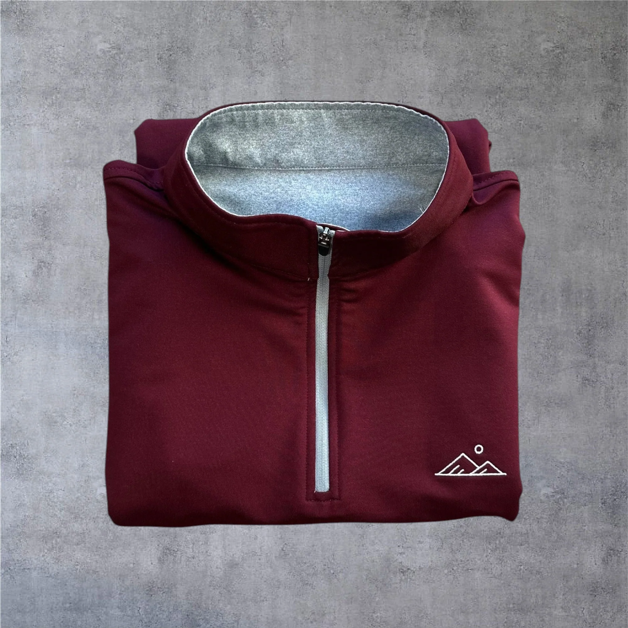 Performance 1/4 Zip - Maroon - Image 3