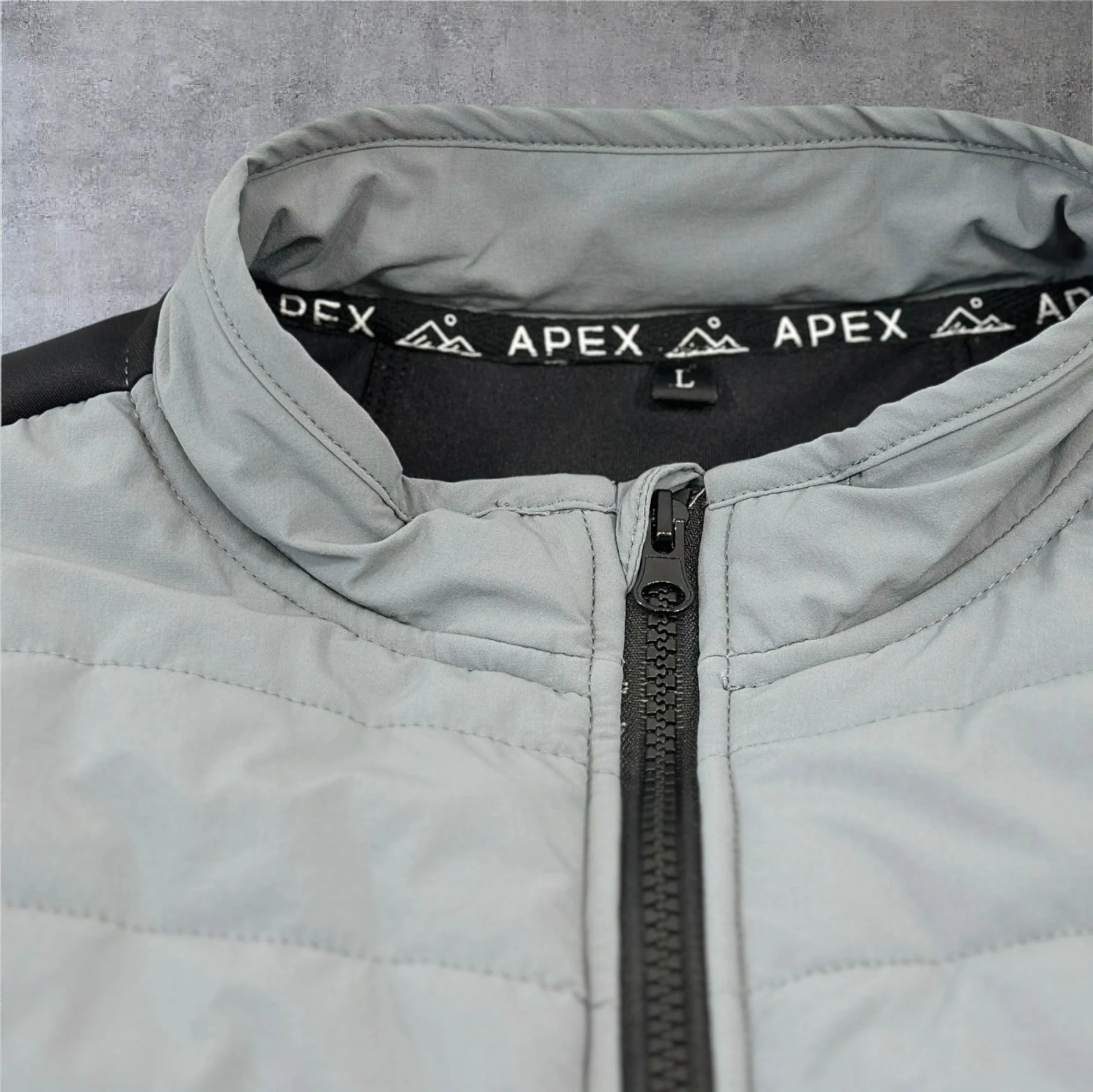 Ridgeline Vest | Gray/Black | Apex Apparel - Image 3