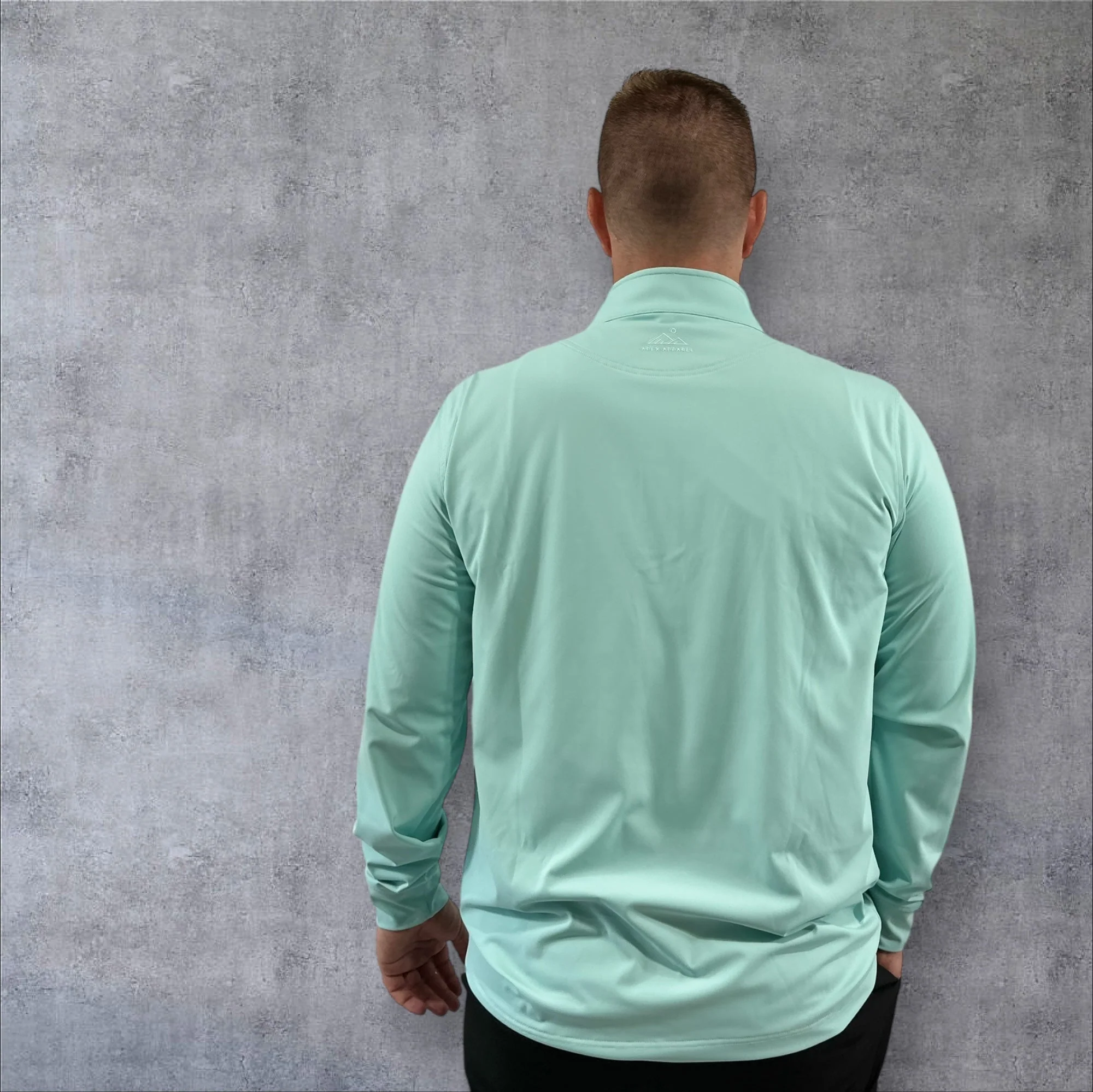 Zenith 1/4 Zip | Mint | Apex Apparel - Image 5
